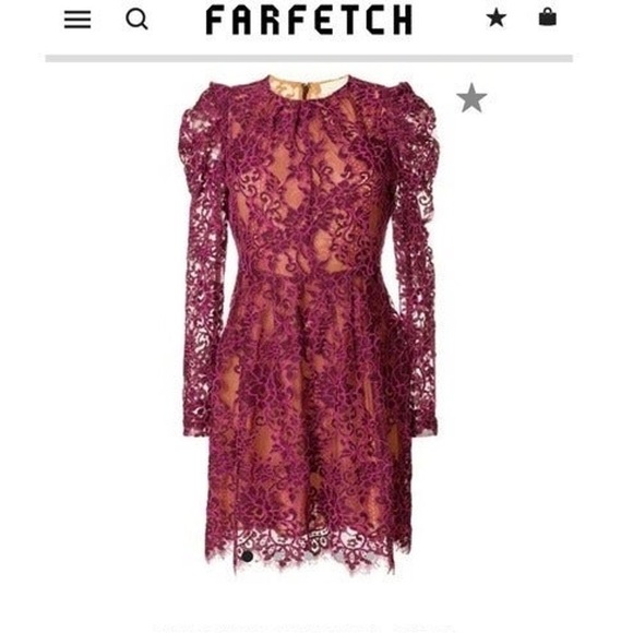 Michael Kors Scalloped Floral Lace Mini Dress | Sz 0 | Holiday Party Ready! - Picture 3 of 13